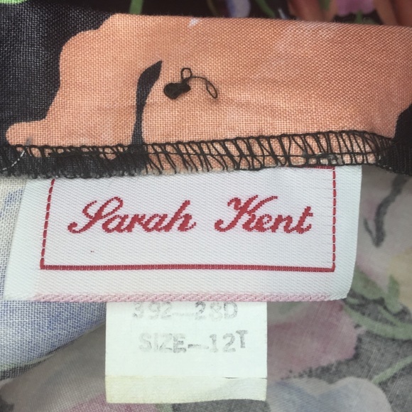 RETRO 60’s 70’s Chintz Dress - Picture 10 of 11